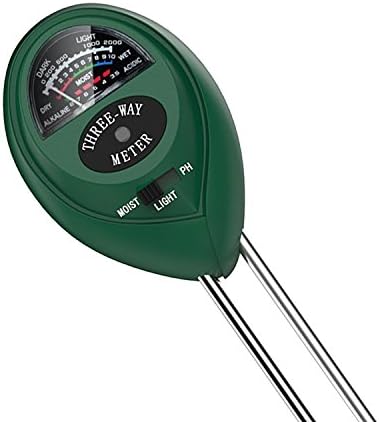 skycabin 3-in-1 Soil Tester Moisture Meter, Light and PH acidity Tester, Plant Soil Tester Kit for Garden Farm Yard Lawn etc.