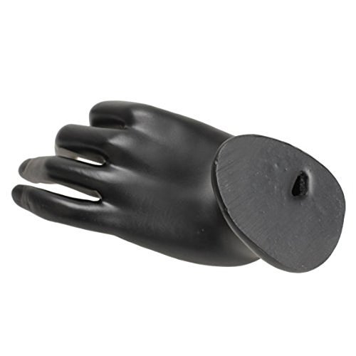 Handmodel – SODIAL(R) Schmuck Ring Armband Halskette Anzeige Halter Staender fuer Schaufenster Hand Design (Schwarz) - 2