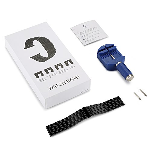 Simpeak Samsung Gear S3 Reloj Correa Samsung Galaxy Watch 46mm Acero Inoxidable Banda de reemplazo Tres Hebilla de Cuentas Dise o Correa para Samsung Gear S3 Classic Frontier - Negro reviews Simpeak Samsung Gear S3 Reloj Correa Samsung Galaxy Watch 46mm Acero Inoxidable Banda de reemplazo Tres Hebilla de Cuentas Dise o Correa para Samsung Gear S3 Classic Frontier - Negro