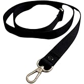 Usin Ayarlanabilir 2cm En Dar Kolon Nikel Toka &Ccedil;anta Sapı Askısı 120 Cm (Siyah)