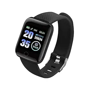 D116 Plus Bluetooth Smart Fitness Band Watch with Heart Rate Activity Tracker ,Step and Calorie Counter, Blood Pressure, OLED Touchscreen for Men/Women Delhi Store