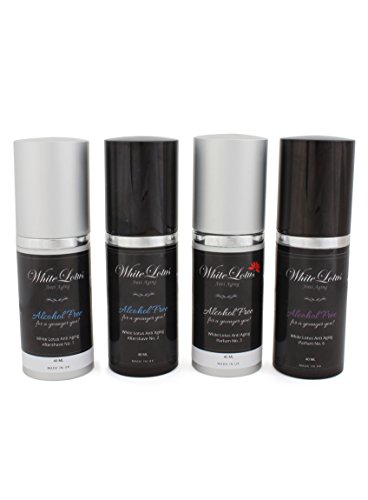 White Lotus Nr. 3 HYPOALLERGENES ANTI-AGING PARFUM-SPRAY für empfindliche Frauen-Haut – 40 ml Alkohol- + Lösemittelfrei | Rein natürliche Blumen-Essenzöle | Langanhaltender Duft ohne Verdunstung - 6