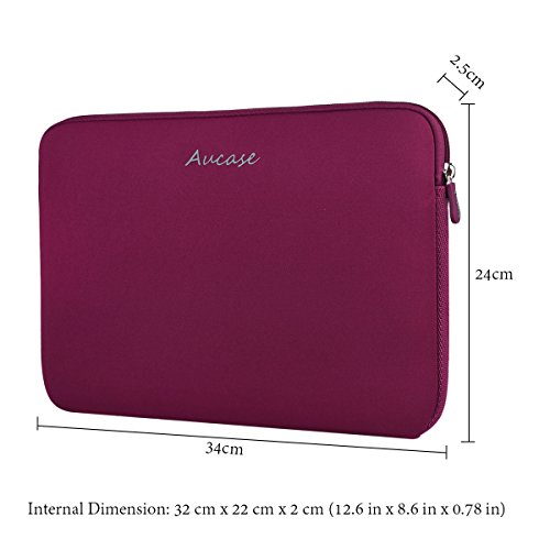 Aucase 11 6 12 5 Zoll Laptop H  lle  Laptoptasche  Notebooktasche  Ultrad  nne  St  rkste Neopren Wasserfeste Schutzh  lle f  r Laptops   Ultrabooks i