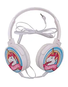 Swarn Unicorn Wired On Ear Headphone (Clear)