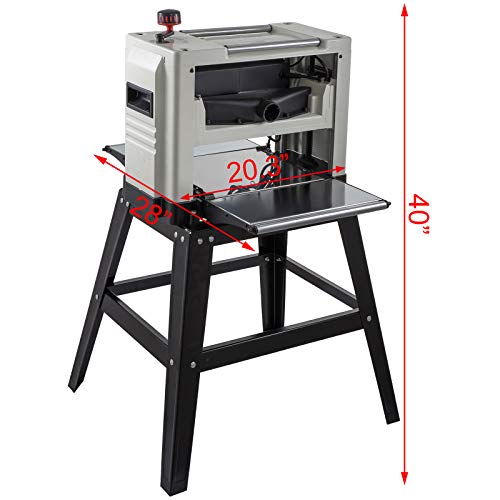 VEVOR 12.5 Zoll Portable Thickness Planer 1800W Dickenhobelmaschine Abricht und Dickenhobel hobelmaschine holzbearbeitung Dickenhobel Thicknesser mit Ständer – Bild 3