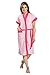 FeelBlue Cotton Double Shaded Bathrobe- Pink RS.399.00