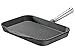 Produktbild Skeppshult Pfanne Edelstahlgriff Bratpfanne/Servierpfanne/Grillpfanne Gusseisen + Prymo Mikrofasertuch Farbe Grillpfanne eckig, Größe 32x22 cm