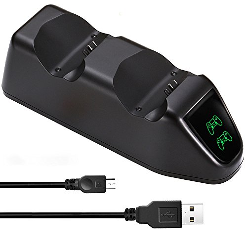 Tpfoon Ps4 Controller Charger Twin Charging Station For Sony