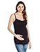 Cake Lingerie Women's Espresso Gelato Nursing Tank Maternity Pyjama Top, Black, Size 10 (Manufacturer Size:Small)