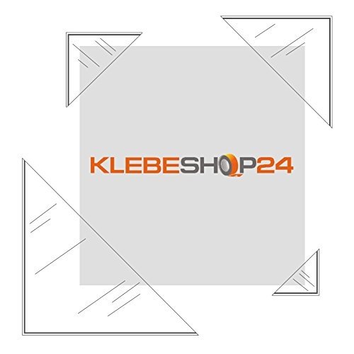 KLEBESHOP24Self-Adhesive Triangular Pockets | Adhesive Corners | Transparent Photo Corners | Choice of Size | 20 or 100 Pieces | Corners for Gluing / 175 mm x 175 mm Pack of 20