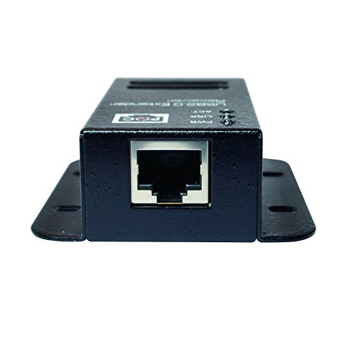 LogiLink UA0267 USB 2.0 Cat.5 Extender bis 50m mit 4 Port Hub, PoE schwarz - 5