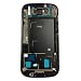 Produktbild Goliton® Frontrahmen Abdeckblech Ersatz für Samsung Galaxy SIII S3 GT-i9300 - Silber