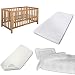 Produktbild Betten-ABC Sorglospaket Babybett Nils/Unser Sandmännchen Kindermatratze/Matratzenauflage und Kinder Bettenset, Größe: 70x140 cm, Farbe: Natur