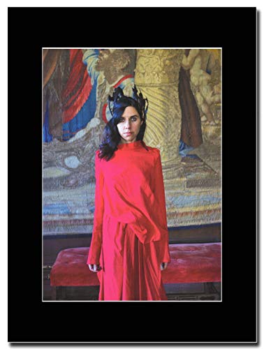 gasolinerainbows - PJ Harvey - Red Red Red - Illustration de Magazine sur Une Monture Noire - Matted Mounted Magazine Promotional Artwork on a Black Mount