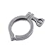 Produktbild Sanitary Tri Clamp Clover Edelstahl Heavy Duty mit Kreuz Loch Flügel Mutter für 50,5MM OD Ferrule Flange(45-51 Klemmfutter 64mm)