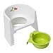 Safetots Dinosaur Potty Chair White with Lime Removable Pot