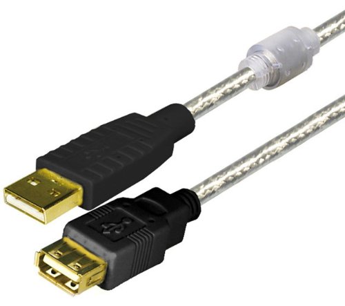 Preisvergleich Produktbild USB 2.0 High Quality Verlängerung mit Ferritkern