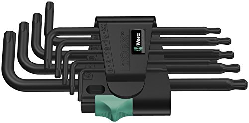 Wera 967 PKL/9 TORX Winkelschlüsselsatz, BlackLaser, 9-teilig, 05024242001