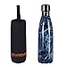 Produktbild Live Up Sports Unisex Adult NV35494109 500ml Trinkflasche Liveup 17oz Doppelte Vakuumisolierte Edelstahl Wasserflasche Cup mit schwarzem Tragbare Tasche Perfekt für Outdoor Sport Camping Wandern Radfahren Picknick (500ML-17OZ), Agate Blue