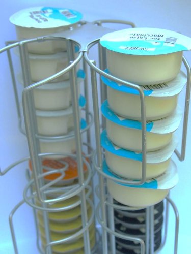 Tassimo Kapselhalter für 64 Kapseln 2 Schächte Neu passend auch für die grossen Milchkapseln nicht nur 3 Sorten sondern bis zu 8 Sorten griffbereit - 7