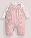 Mamas & Papas - Pink Two Piece Dungaree Set
