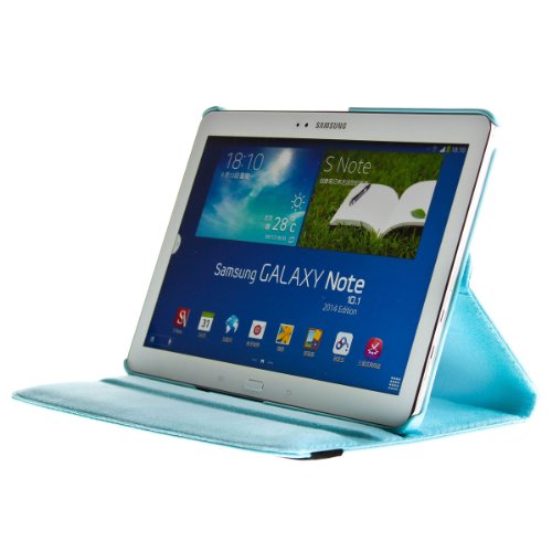 SVS-Trade Samsung Galaxy Note 2014 Edition 360 ° rotierbare Schutz Tasche Smart Cover 10.1 Zoll (Hellblau) - 3