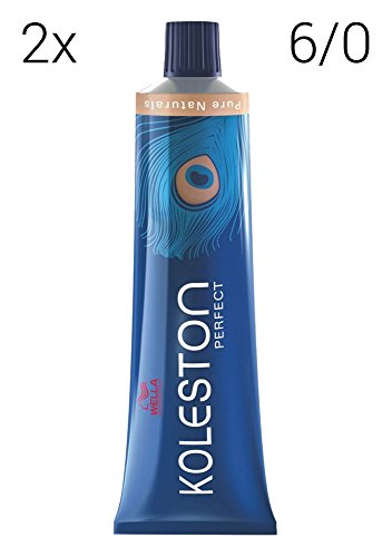 Wella 2x Koleston Perfect 6/0 Dunkelblond 60 Ml