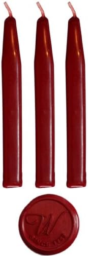 Red Traditional Sealing Wax by Waterstons 100mm long with wick x 3