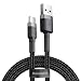 Produktbild Baseus Verbindungskabel, USB C Kabel,400 MBit/s,Unterstützt QC 3.0, Nylon, geflochten, Daten- und Ladekabel passend für Samsung Huawei LG usw. (Schwarz, 1.0M)