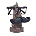 Produktbild Store Indya, Schrullige handgefertigte "Nase Shaped" Brillenhalter Palisander Brillen Sonnenbrillen Halter Stand fur zu Hause und Buro Dekor (Schnurrbart geformt braun4)
