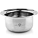 Jagen David ® XL7 - Shaving Bowl For Manual Shaving with Double edge razors, safety razors, straight razors, Suitable to all shaving soaps and creams (Silver)