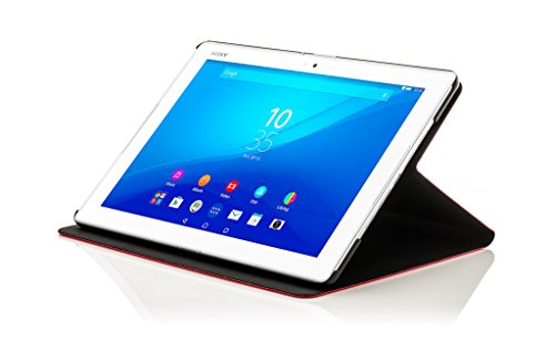 Forefront Cases® Neue Leder Hülle / Tasche / Case / Cover für Sony Xperia Z4 Tablet-PC (25,6 cm 10,1 zoll) SGP771 (Juni 2015) – Rundum-Geräteschutz und intelligente Auto-Sleep-Wake-Funktion mit 3-JAHRES-GARANTIE VON FOREFRONT CASES – inkl. Eingabestift und Displayschutz - 7