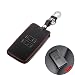 Produktbild Auto Schlüsseltasche Leder Schlüsseletui - AUTOMAN Schlüsselanhänger Fob Case Holder Cover Schlüsseltasche Autoschlüssel Hülle schwarz Rotes Nähen 2 Tasten (Leder)