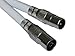 Produktbild 2m Antennenkabel TV Kabel Digital Koax-Stecker / Buchse max. 120 dB HDTV 3D
