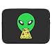 Produktbild Green Alien Eating Pizza Best Laptop Bags for Men and Women Dustproof Laptop Sleeve Fits 13/15 Inch Laptop, Computer, Tablet,13 inch