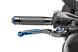 Schiebeelement blau Puig 19ANA1135 Brems-Kupplungshebel z.B. Suzuki SFV 650 Gladius (WVCX) 2009- sch Set