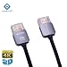 Produktbild HiViLux Super Slim/Flexible HDMI Kabel 2,0 | Metal Stecker | OFC Leitung | 3D | 4K/UHD | HDR | ARC | HighSpeed with Ethernet | HDMI A -> HMDI A (1m)