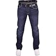 Smith and Jones Mens Jeans Regular Fit - Fashionable - Hardwearing Mens Denim Jeans in Dark Blue, Stonewash Blue, Black Jeans Mens - Sizes 28-44 Inch Waist