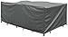 Produktbild greemotion Abdeckung für Loungemöbel - Abdeckhaube Gartenmöbel Grau - Schutzhülle Lounge Set - Wetterschutz-Hülle mit Zugband - Abdeckplane Möbelset - verschiedene Größen