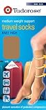 2 Pairs Tudorose Knee High Travel Flight Socks Mink