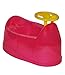Produktbild Unbekannt Töpfchen / Nachttopf - groß - pink mit abnehmbaren Lenker als Griff + kleiner Lehne + Spritzschutz - Babytöpfchen / Kindertopf / Lerntöpfchen - Toilettentrain..