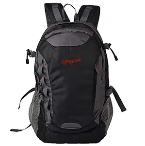 F Gear Fortune 27 Liters Laptop Backpack (Black, Grey)