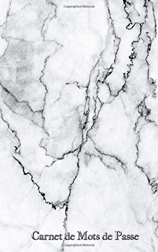 Carnet de Mots de Passe: A5 - 98 Pages - Marbre - Marble - Blanc - Noir - Rose - Or en ligne Carnet de Mots de Passe: A5 - 98 Pages - Marbre - Marble - Blanc - Noir - Rose - Or en ligne