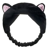 Sanwood Cute Girls Womens Cat Ears Headband (Black)