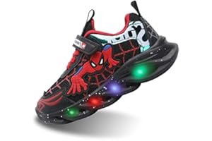 Jasmeko Baskets Enfants Chaussures LED Light Up Lumineuse Chaussures Garçons Bébés Filles Glow Mode Clignotant Sport Sneaker