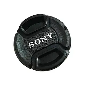 Boosty 55mm Replacement Lens Cap Cover for Sony Alpha Lens with Thread 18-55mm (for Sony 55mm, Black)