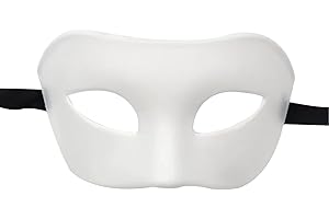 Vyqrx Black Masquerade Mask for Adults – Classic Venetian Style Half Face Costume Mask for Men & Women, Halloween Fancy Dress Party Accessory, Cosplay & Carnival Eye Mask