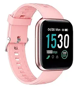 TechKing (Today ONLY: 10 Years Warranty) TF-9 Smart Band Fitness Watch 1.3''Touch Fitness Tracker Blood Pressure Heart Rate Monitor Waterproof Exercise Smartwatch for Women, Girls