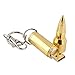 Produktbild SUNWORLD Metall Bullet USB Stick 32GB Speicherstick 2.0 Flash Drive Weapon Design mit Schlüsselanhänger Anhänger ( 32GB, Gold Kugel)