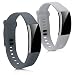 Produktbild kwmobile Huawei Band 2 / Band 2 Pro Armband - 2X Silikon Fitnesstracker Sportarmband für Huawei Band 2 / Band 2 Pro